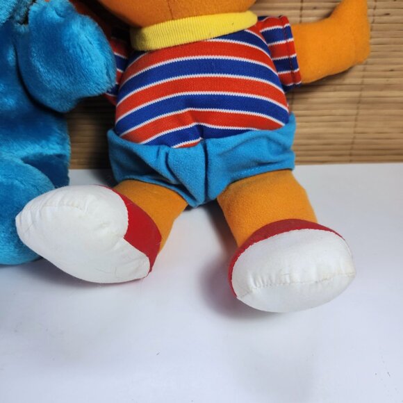 Vintage Cookie Monster and Ernie 1996 Tyco Plush Toys Sesame Street Jim Hensen - Picture 4 of 10